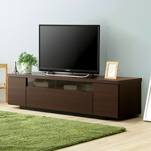 【レビュー特典】 【完成品】 日本製 シンプルで美しいスタイリッシュなテレビ台（テレビボード） 木製 幅140cm ローボード 収納 組み立て不要 白 茶 ホワイト 140cm AVラック ロータイプ TV台 ローボード 国産 シンプル かわいい おしゃれ｜ガーデニング工房