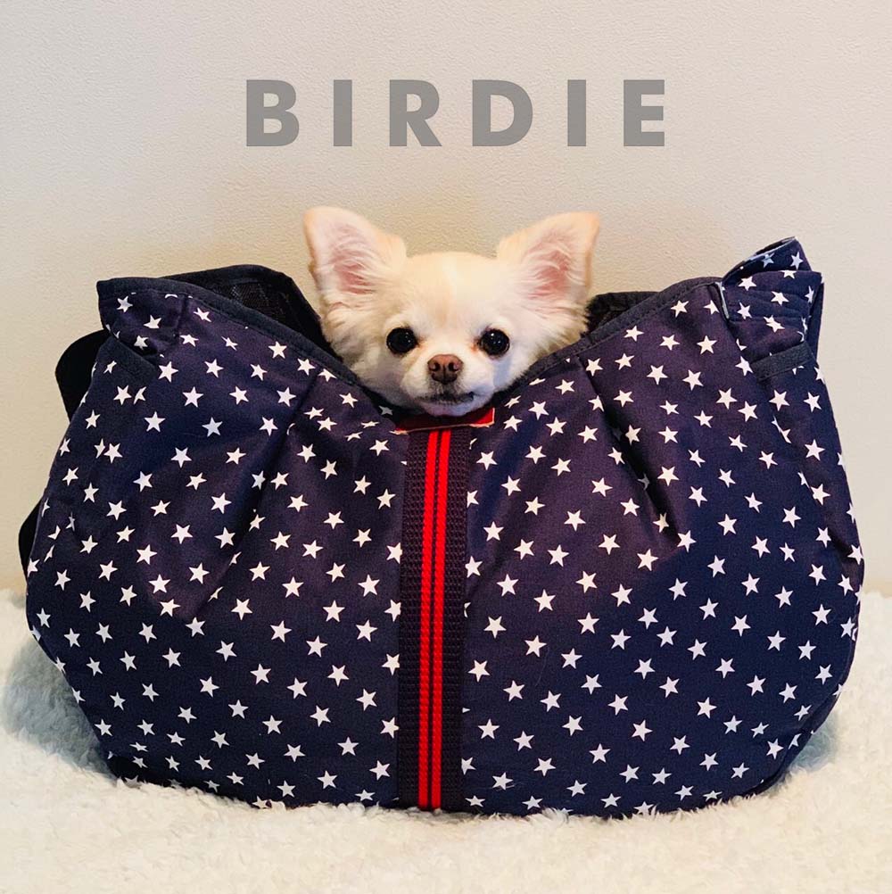 スターデニムカンガルーキャリー|スマイヌ 犬用グッズ