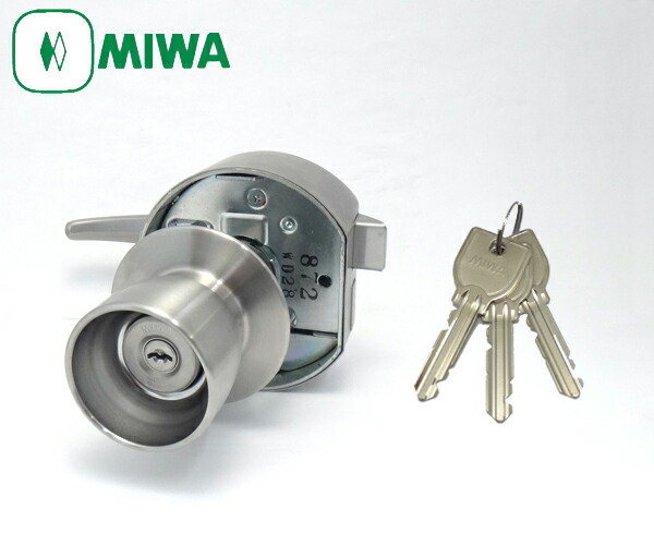 MIWA 美和ロック 面後ばらい箱錠 HPD手合い 40型 U9 HPD-40HS2 ST DT:33-36粍 部屋の入り口 部屋の入り口ノッブ 仕掛ける上っ面：ノッブ(鍵穴有り)／内側：生き肝 HP40 77HP40 40KJ