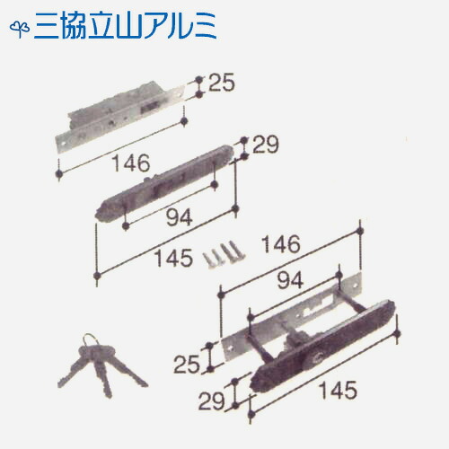 ALPHA製 三協立山 軽銀窓枠 五分五分け明かり障子 召合錠  引き戸 ALPHAいの一番円柱 主な当て嵌める部屋の入り口：宝達 など 引戸 引違戸