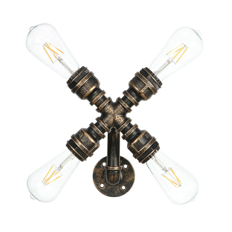 蛇口 ブラケットライト ブラケット 壁掛け照明 レトロ インダストリアルled照明 ウォールライト 玄関照明 間接照明 スチームパンク おしゃれ リビング 玄関 キッチン トイレ 階段 ダイニング 室内照明 店舗 カフェ バー 照明器具 送料無料 Brocamarketing Com