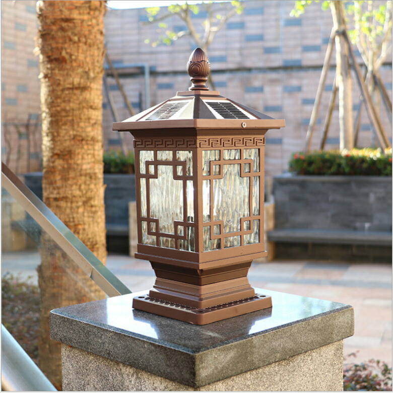 楽天市場】ソーラーライト LED 門柱灯 柱上付け照明 ガーデンライト