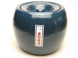 キンカ卓上しちりん黒（網、目皿付） 日本製 珪藻土 シチリン コンロ 丸型 卓上 バーベキュー 木炭本舗 ほしの