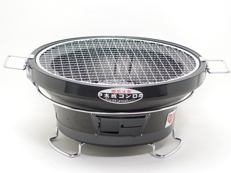 楽天市場】日本製 キンカ 炭焼 バーべキューコンロ B-4 赤 角型