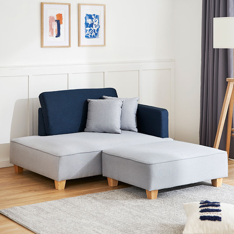 Ottoman Fold Out Single Sofa Bed Baci Living Room