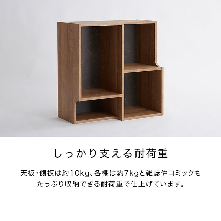 【楽天市場】収納ボックス カラーボックス 収納棚 ロータイプ 本棚 教科書 収納 シェルフ ラック ボックス おしゃれ 2段 絵本棚 ちょい