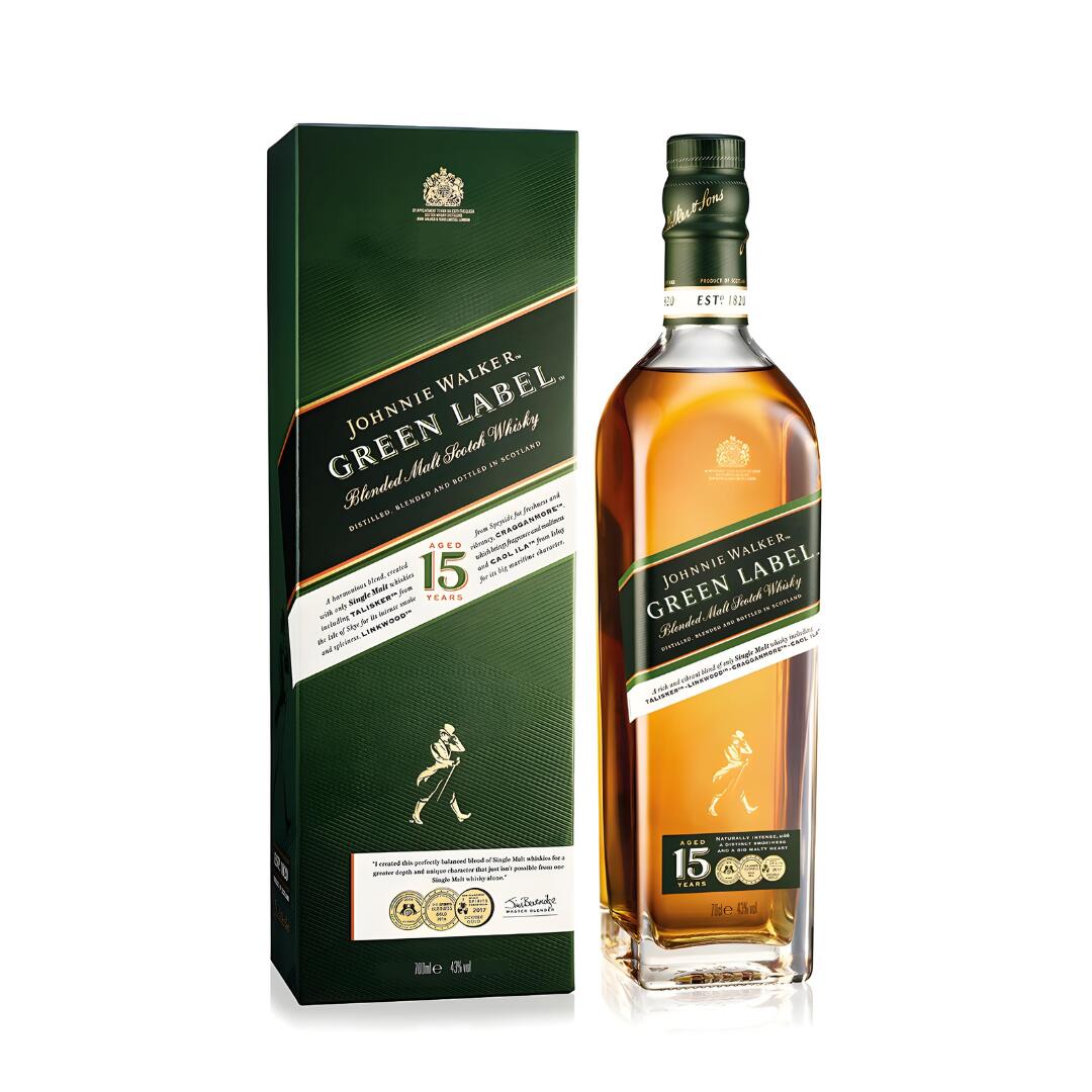 John Walker 15年 スコッチウイスキー 750ml 楽天市場】ジョニーウォーカー グリーンラベル 15年 ブレン