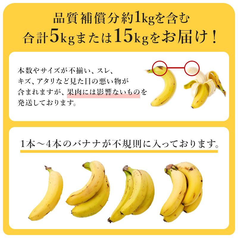 楽天スーパーセール限定 10%OFFクーポン配布中！】 バナナ 約5kg 