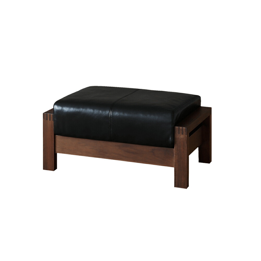 オットマン スツール 本革 ウォールナット オットマン スツール 本革 ウォールナット