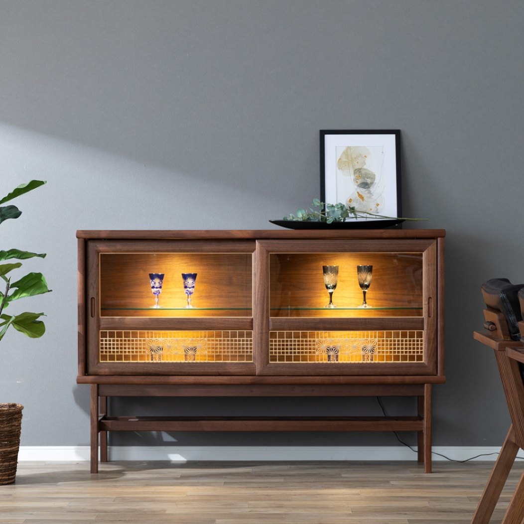 サイドボード コレクションケース コレクションボード キャビネット 幅 