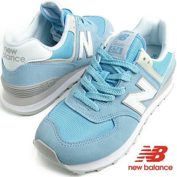 楽天市場 Newbalance ニューバランス Wl574 B パステルブルー レディース スニーカー Wl574esb 水色 すみなかシューズストア楽天市場店