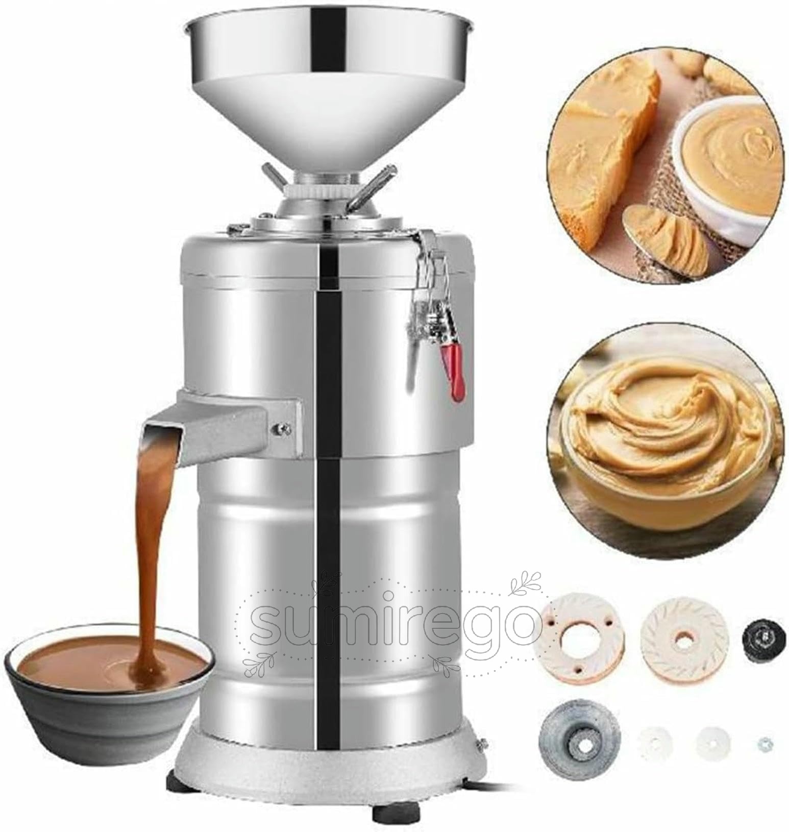 御勤め用ステンレス鋼製南京豆牛酪製造会社、ゴマ器械、15kg/第四次元、合わせる能力のあるな遣っつける粒度