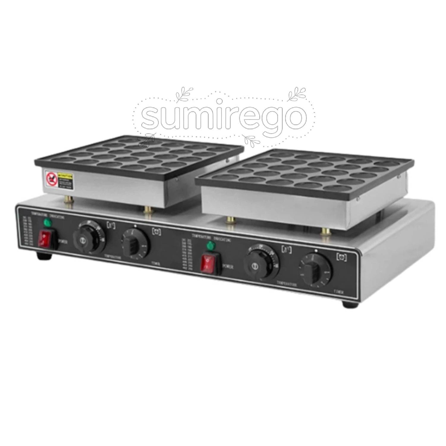 業務用どら焼き機 電気ノンスティックマフィンメーカーマシン 50-300°C調整可能 商業および家庭用どら焼きマシン ステンレススチールベーキングマシン