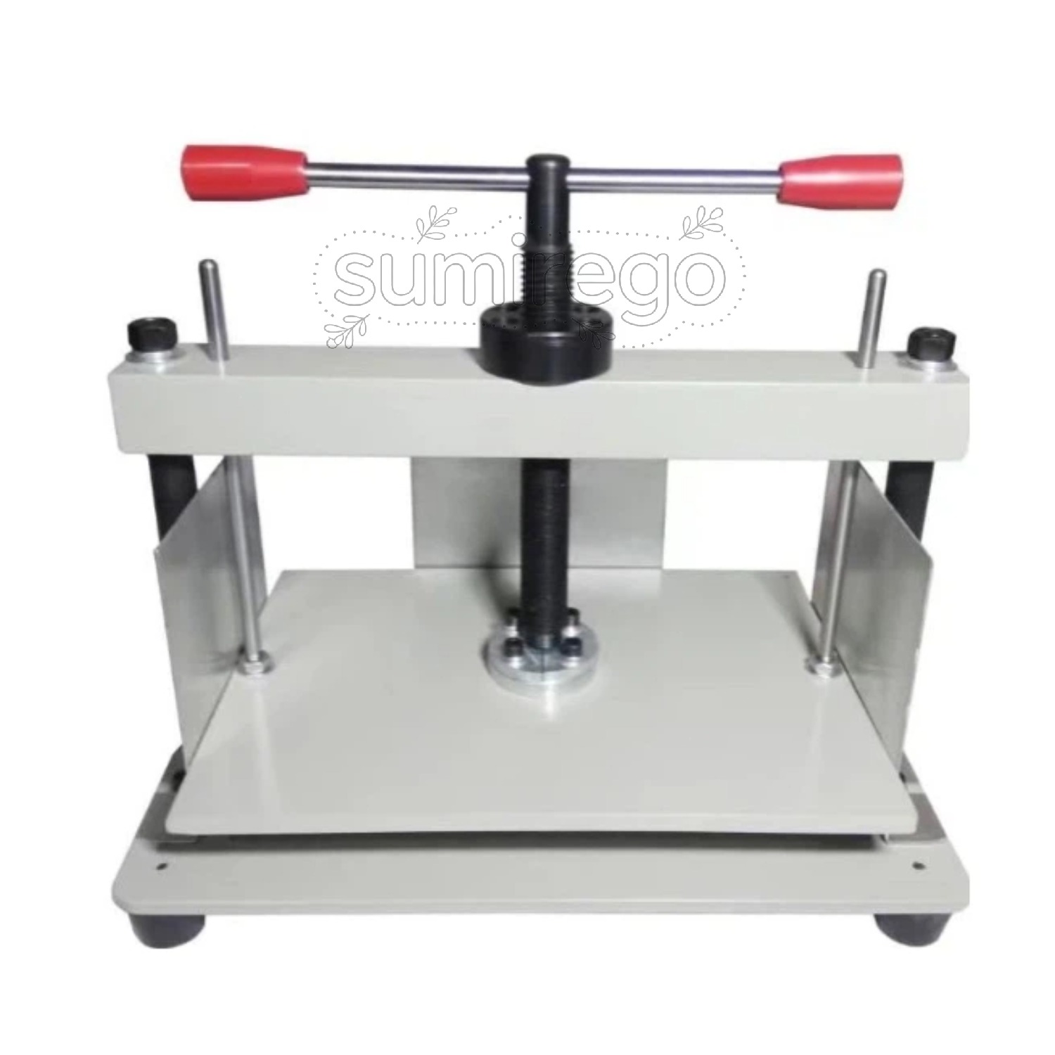製本機 手動プレス機 ハンドプレス機 製本プレス機 高圧圧着機 a4 卓上 自炊 紙 型抜き 布 家 本体 頑丈｜SUMIREGO店