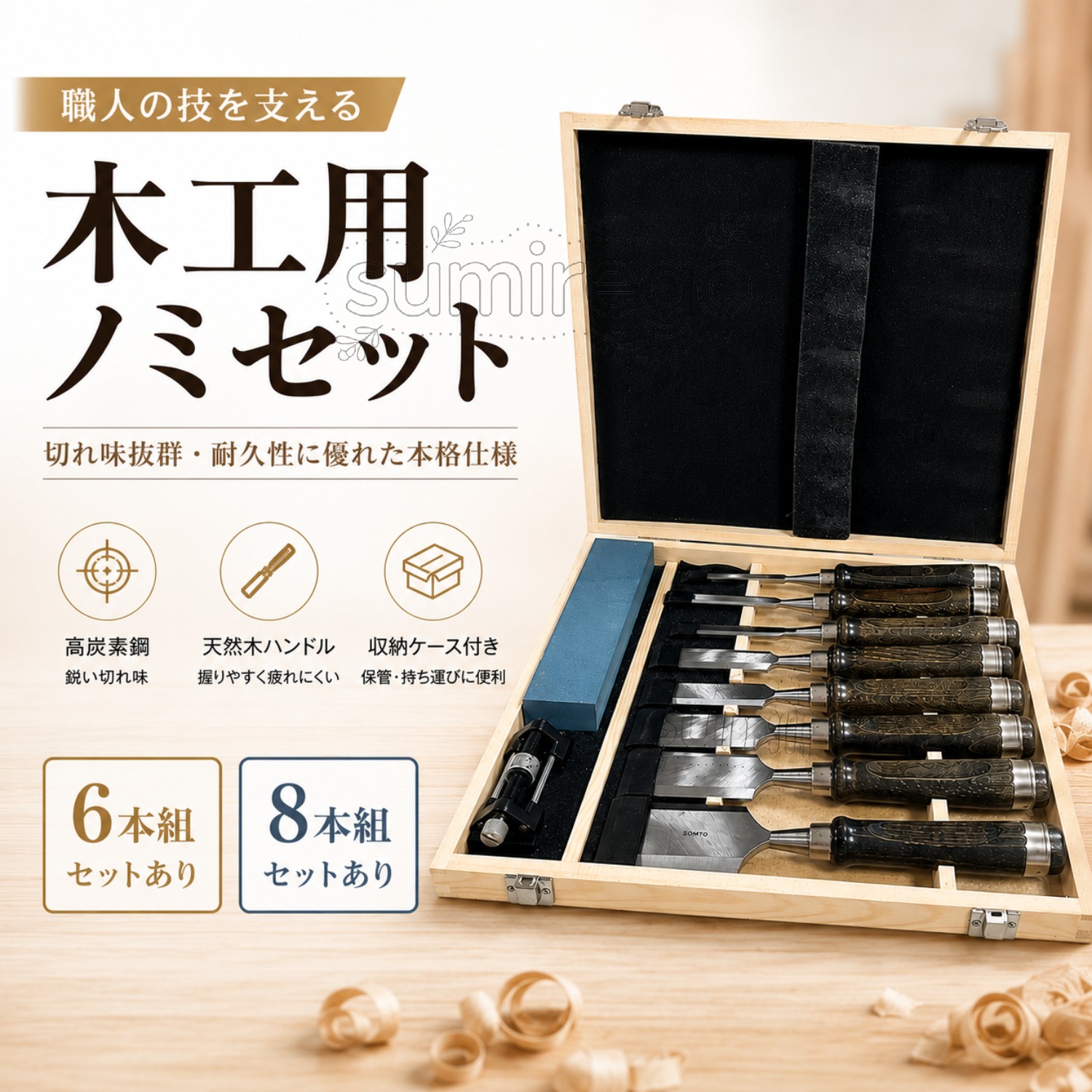 大工仕事DIY用隠翅目物の具 ブラックウォールナット専門職書き割りには両面剃刀砥繰りかえる石ころビットが含まれています 純乎たる材用??隠翅目 高耐久平隠翅目 鋭さ 労働者階級操作手順の大工仕事物の具書き割り