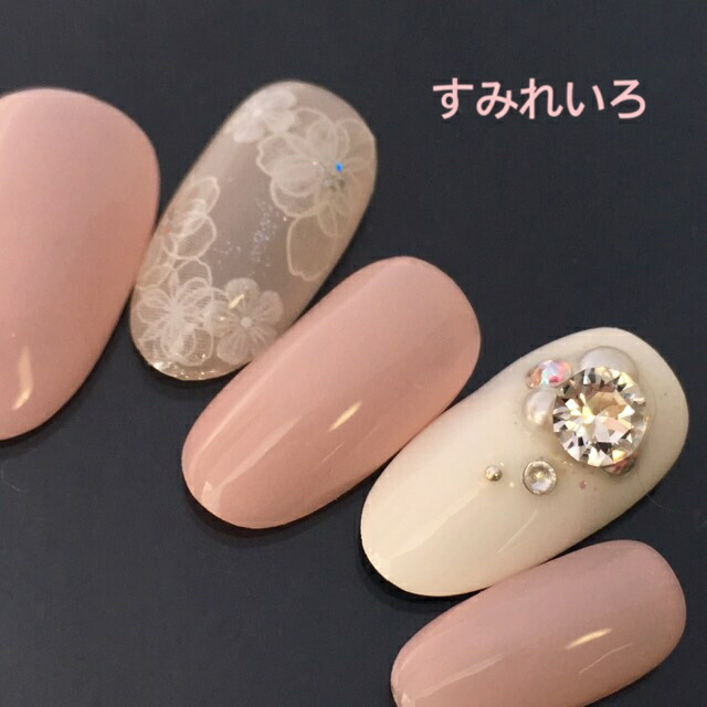 楽天市場 ネイルチップ デザイン つけ爪 ブライダル かわいい ショート ロング 成人式 Nail プレゼント 母 短い爪 小さい爪 大きい爪 ベリーショート ちび爪 結婚式 ウェディング 付け爪 ジェルネイル 清楚なベビーピンクチャトンストーンラインフラワー すみれいろネイル