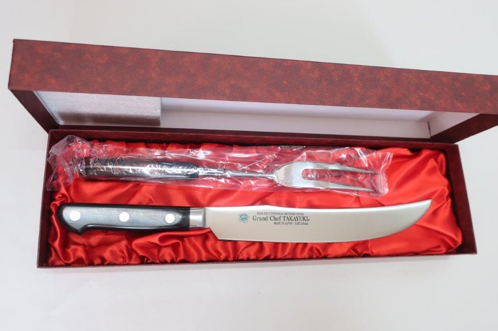 ECK36f カービング ナイフ&フォーク セット 箱入り 包丁 庖丁 洋包丁 ECK36f カービング ナイフ&フォーク セット 箱入り 包丁 庖丁 洋包丁