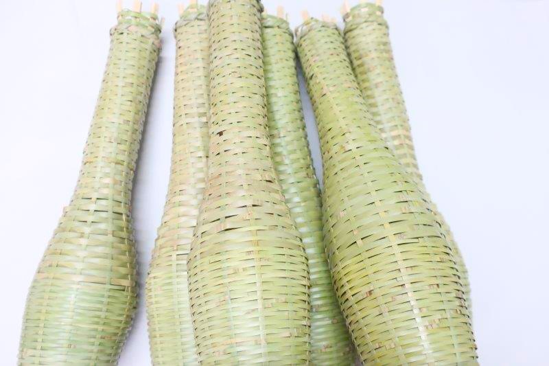 楽天市場】うなぎ仕掛け 竹籠 40cm 2本 うなぎとり 台湾製 : 炭