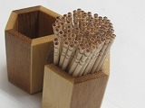 【20個仕掛ける】６角楊枝入れ ようじ立て 赤ちょうちんなどに