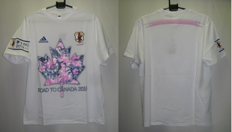 アディダス AAG33 A42137 キッズ なでしこ ROAD TO CANADA Tシャツ