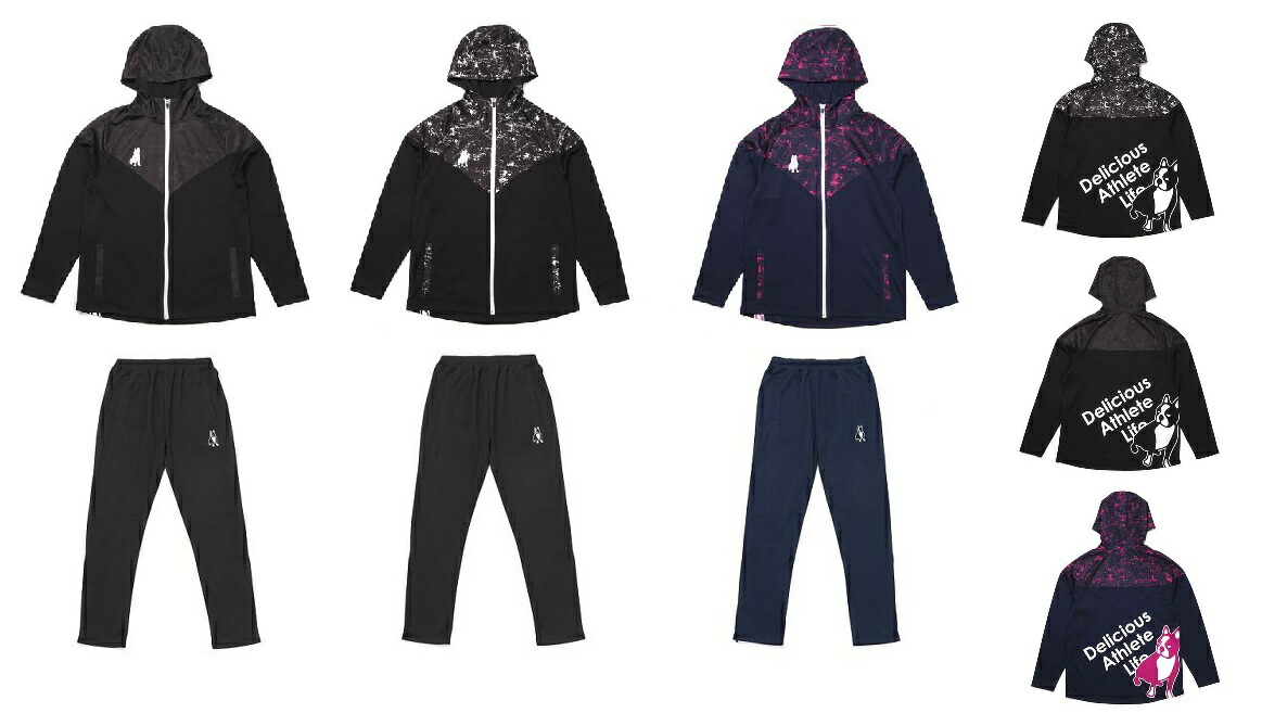 サッカー ジャンキー 2018FW CP18556-CP18558 YOU ARE THE WAN ワン プラス 24 トレーニング ジャージ ジャケット・DOG MEETS GIRL 5 パンツ 上下 セット