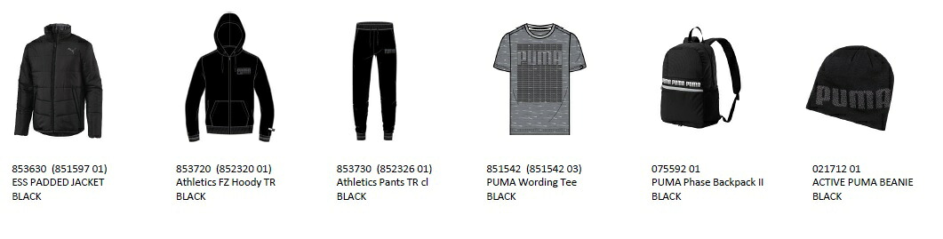 プーマ　puma-921038　福袋　中綿ジャケット　パーカー上下　シャツ　リュック　ビーニー　ハッピー　バック　合宿　セット