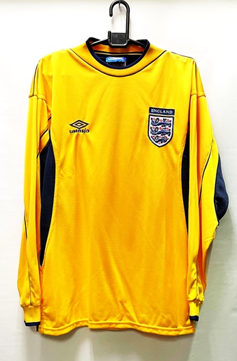アンブロ uds6015h 2004-05 umbro-721795 イングランド GK レプリカ ゲーム シャツ 長袖