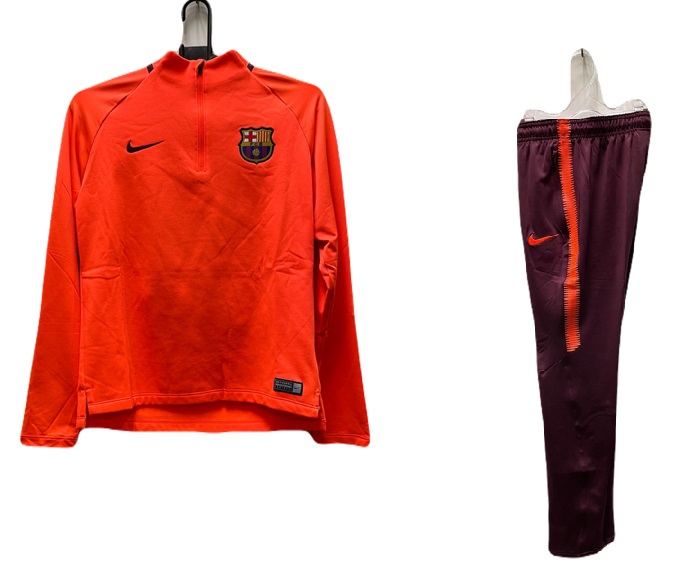 ナイキ 854192-854267-813 バルセロナ FCB トレーニング トップ・パンツ 上下 セット