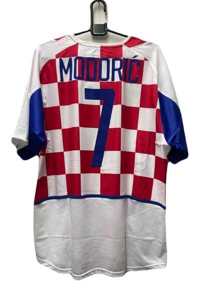 7番　モドリッチ　ナイキ　2002-03　nike-181556-100　クロアチア　U17-U18　CRO　レプリカンホーム　ゲーム　シャツ｜スミタスポーツ店