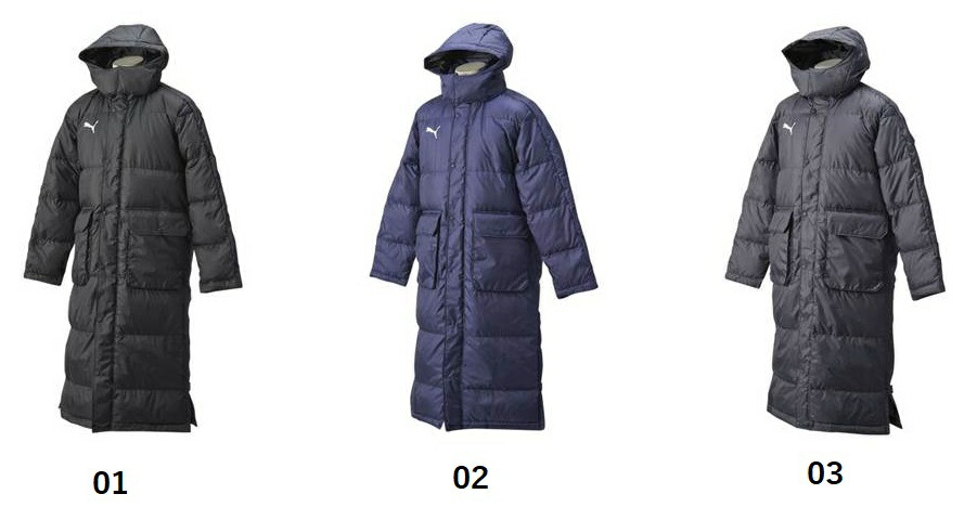 PUMA - プーマ　ベンチコート920214　Mサイズ 楽天市場】プーマ puma-920214 ダウン ロング ベンチ コート