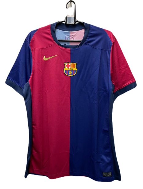 ナイキ　2024-25　 nike-FN8797-455　バルセロナ　FCB ホーム　ゲーム　シャツ　半袖　ユニホーム　ユニフォーム