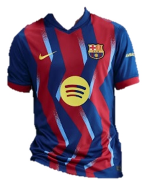 キッズ　ナイキ　2025-26　後期モデル　NIKE-FZ1307-432　バルセロナ　FCB 　ゲーム　シャツ　半袖　ジュニア　キッズ　ユニホーム　ユニフォーム