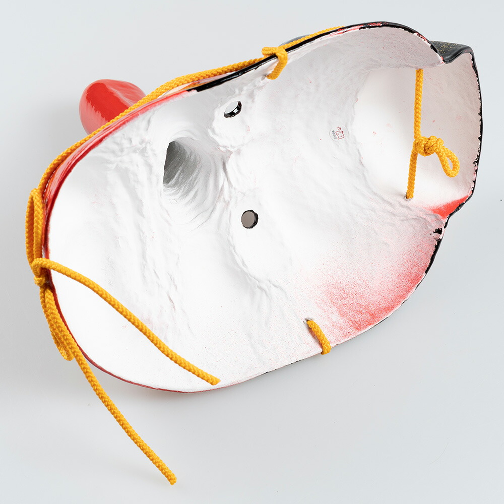 高級お面 天狗 張子製 紙製 お面 おめん 紙 お祭り 縁日 祭り用品 お祭り用品 屋台 花火大会 祭り 衣装 お祭り衣装 能面 能楽 神楽 仮面 女面 Noh Mask Salon Raquet De