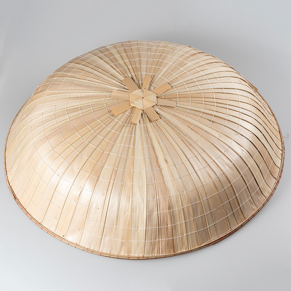 三度笠 （大人用サイズ） ゴトク・あご紐付き [ 道中笠 仮装行列傘