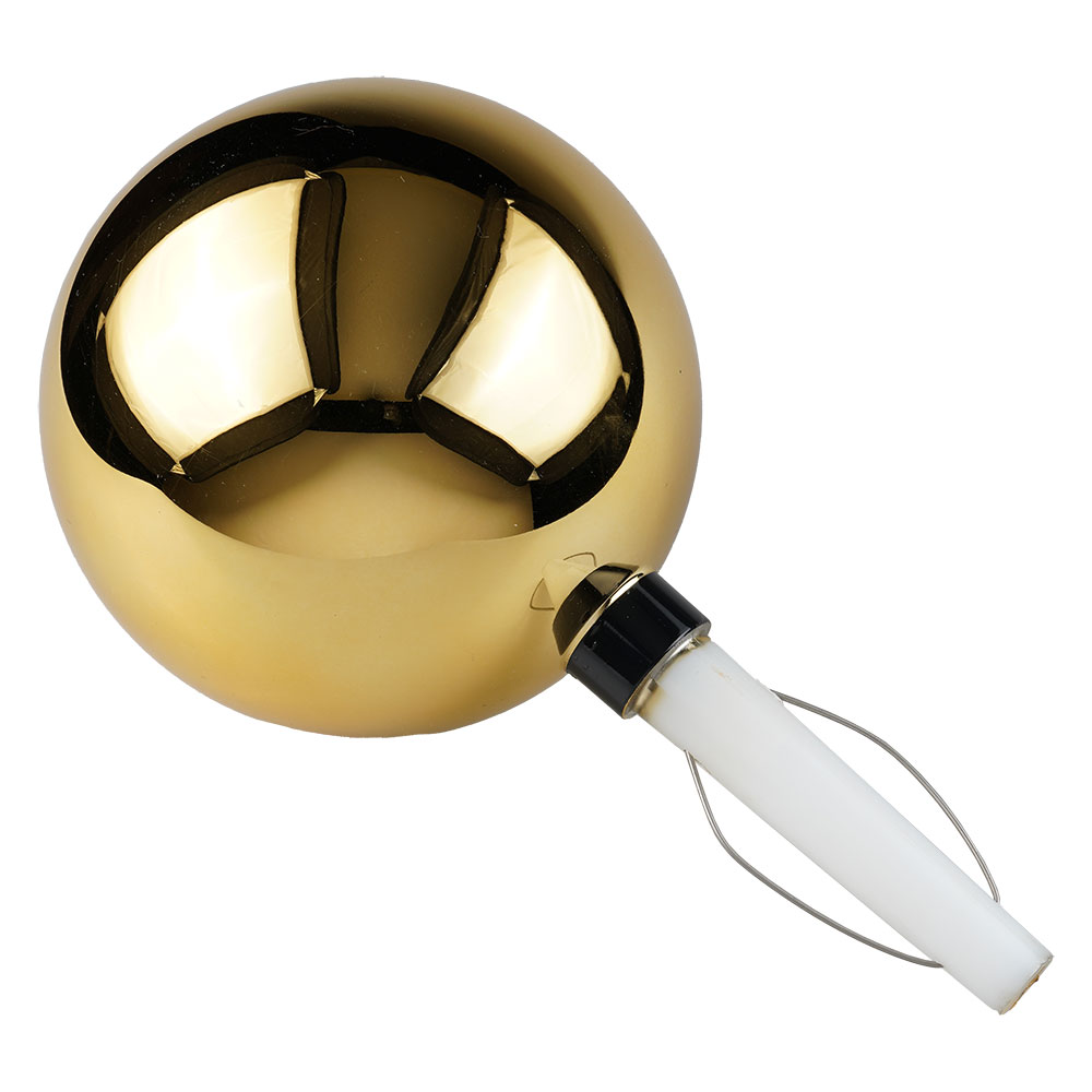 <br><br>＜送料無料＞　<br><br>国旗玉　直径：約１３ｃｍ　<br>差し込み式（バネ式）　<br>金色塗装　<br><br>※受注生産※　納期：約10日間　<br><br>[ 国旗球 国旗玉 金玉 金球 ポール 球 玉 たま 差込 差込み 日の丸 日本国旗 国旗掲揚 お正月 元旦 祝祭日 ]