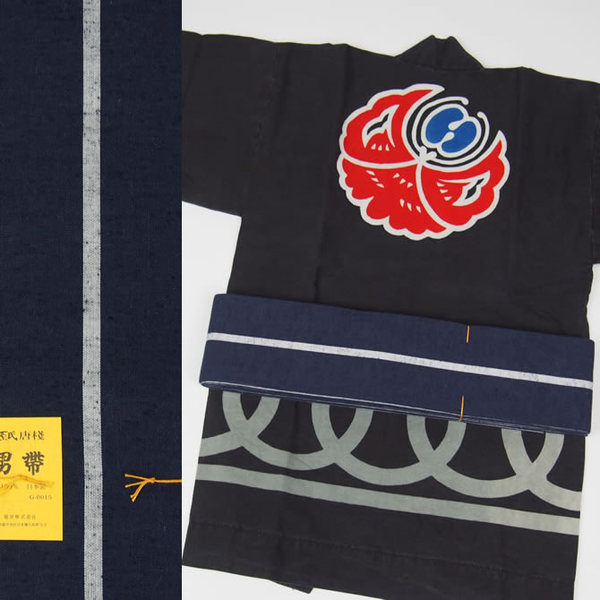 楽天市場】平印 染め平ぐけ帯 一本どっこ 平-6 [ お祭り用品