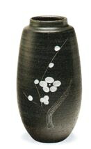 　梅彫長花入　9号