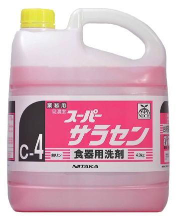 楽天市場】ニイタカ 食器用洗剤 スーパーサラセン 4kg×4本 業務