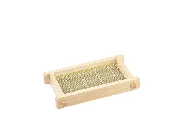 底板付へぎセイロ（塗り付ける付） （小）※竹ス付 おひつ-キッチン用品・食器・調理器具