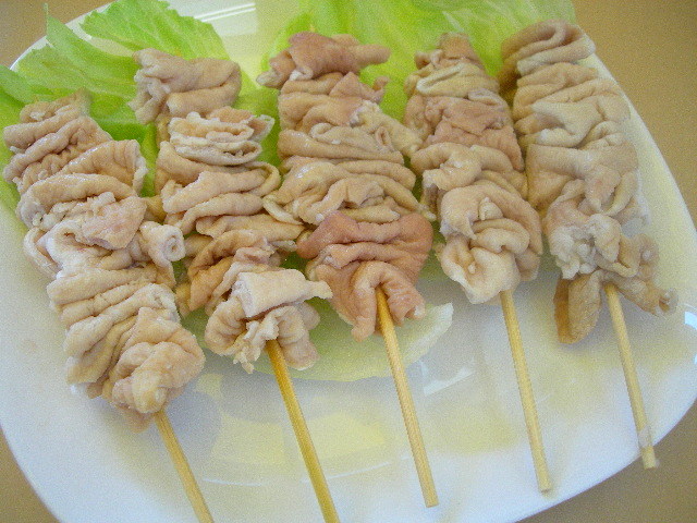国産豚の大腸串30ｇ×100本