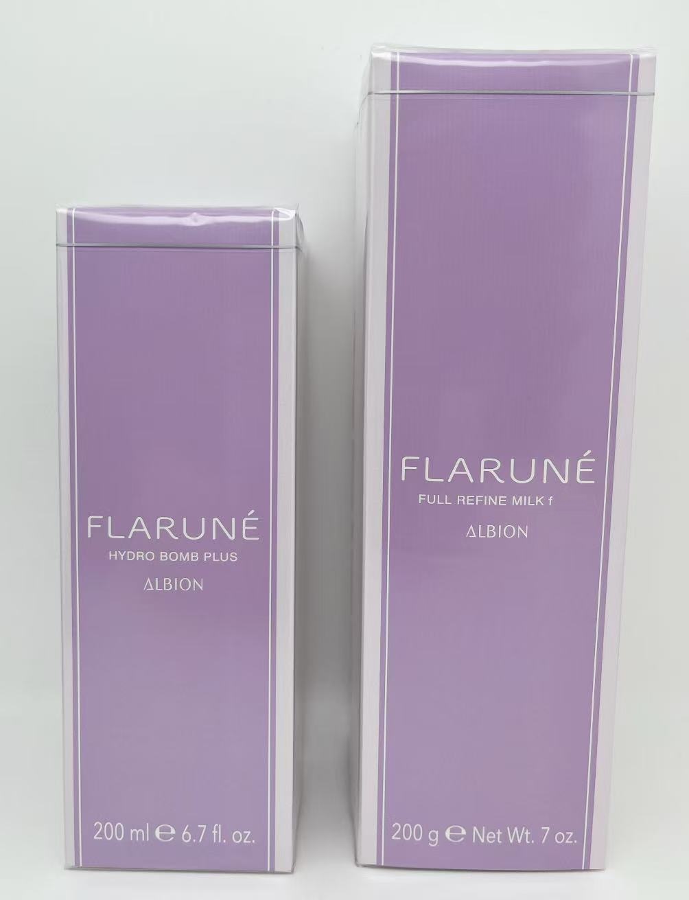 セット アルビオン フラルネ ハイドロボム プラス 化粧水 200ml + フラルネ フルリファイン ミルク f M 200ｇ
