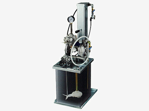 アネスト岩田 大気圏駆動動力 ダイアフラムペイントポンプ 【DPS-90LE】 18L角缶用昇降照明ランプ式 (中形)