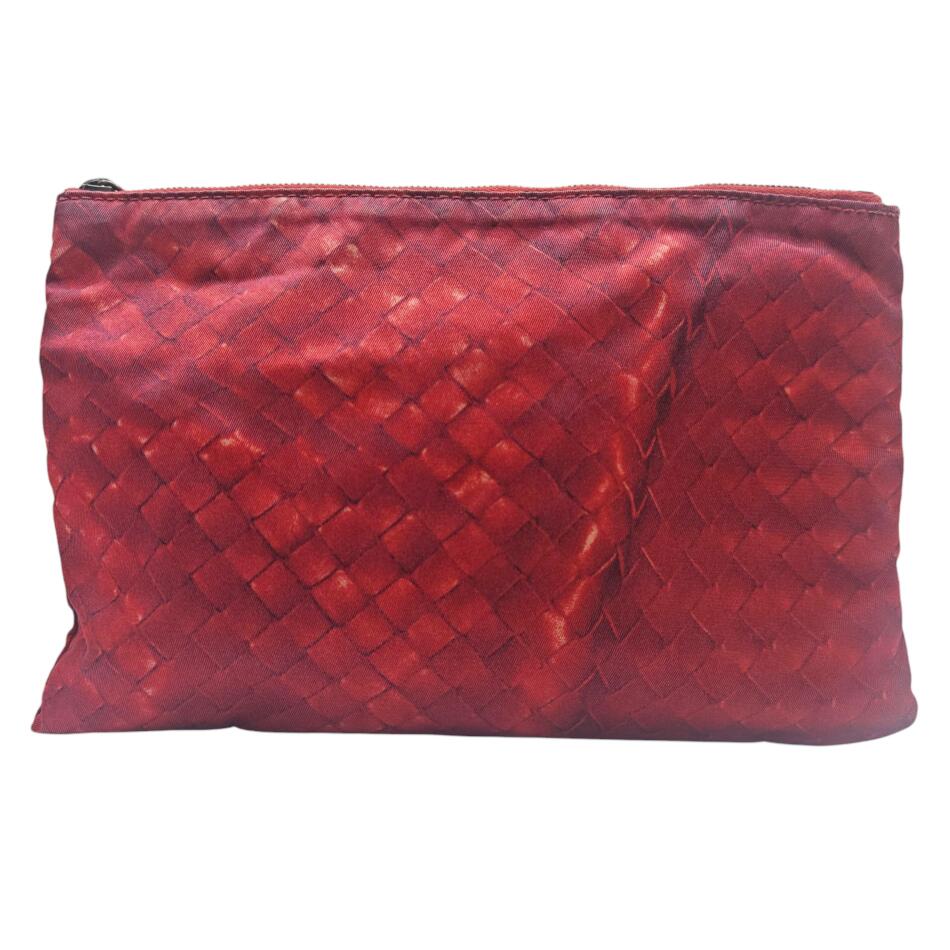 楽天市場】ボッテガヴェネタ ポーチ イントレチャート ダークブラウン