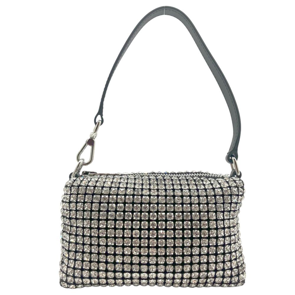 alexander wang heiress サテン ポーチ HEIRESS POUCH IN SATIN in BLACK | alexanderwang®