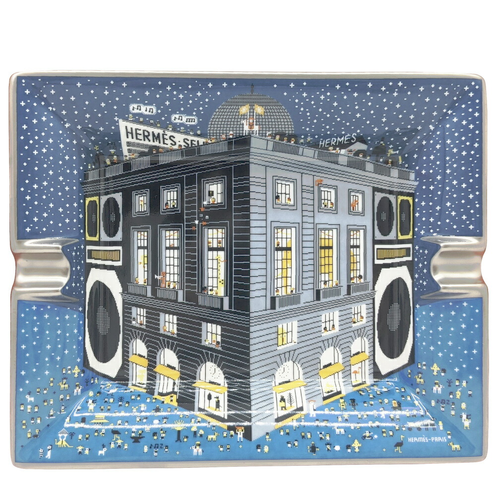 楽天市場】【未使用品】HERMES エルメス モザイク ヴァンキャトル 灰皿