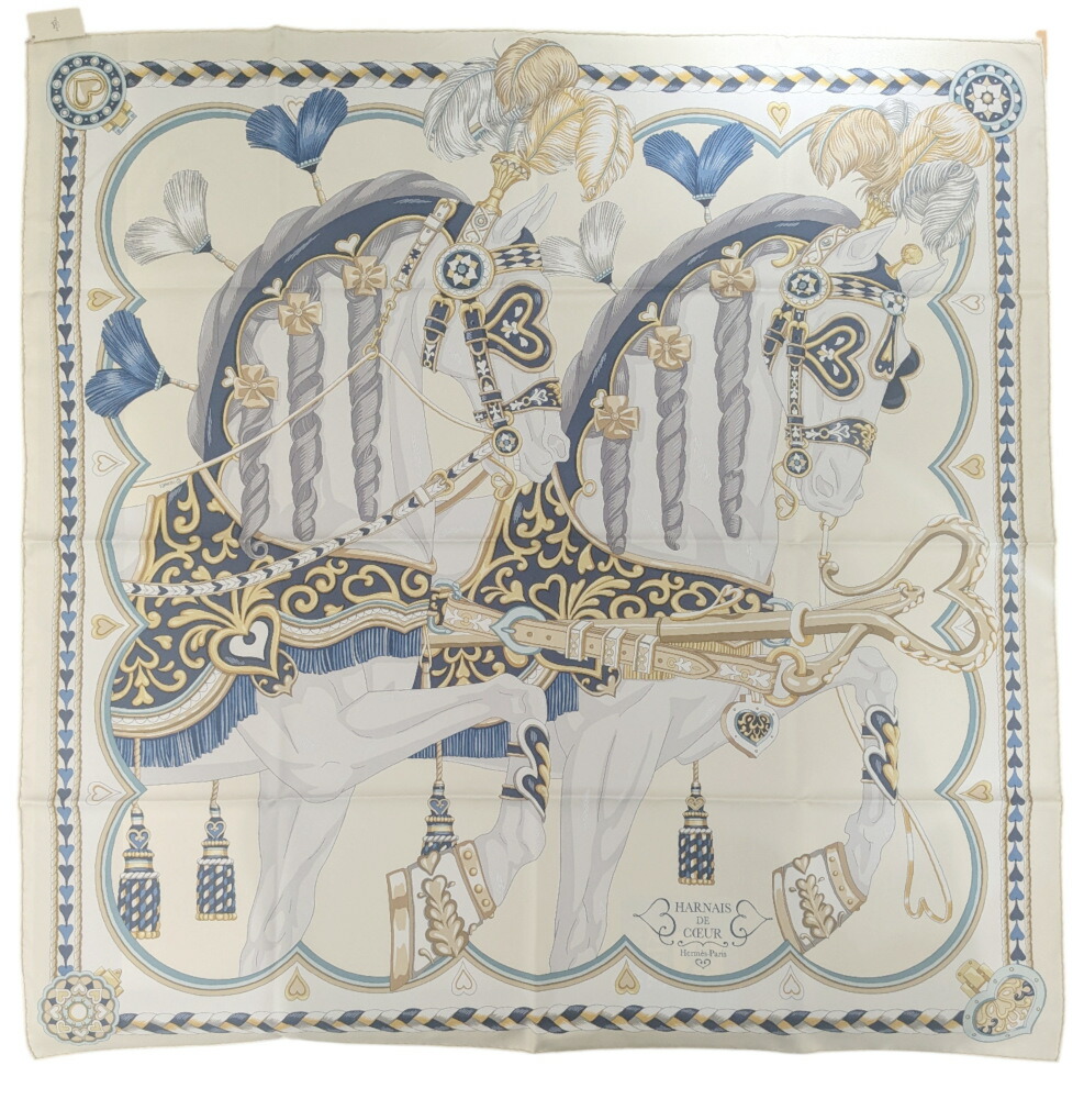 楽天市場】未使用・展示品 エルメス HERMES カレ90 シルク スカーフ