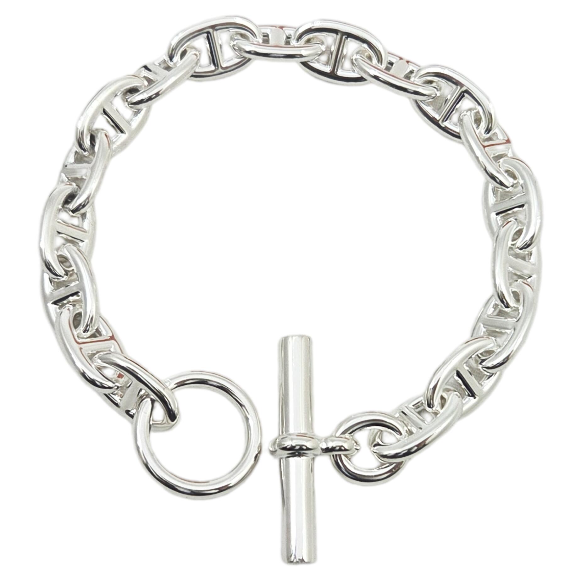 楽天市場】HERMES エルメス シェーヌダンクル PM 19コマ シルバー