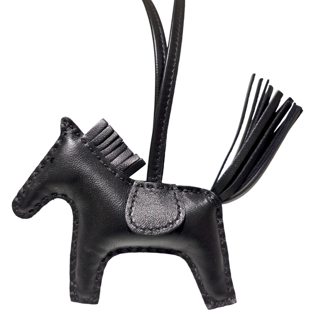 楽天市場】エルメス HERMES ロデオチャーム MM バッグチャーム ブルー