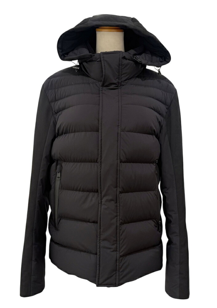 【中古】MONCLER モンク線路 LETERRIER 落ちこむ上衣 黒いこと 大きさ1 ＃1 黒 アウター メンズ レディース ユニ一発やる 一般受け 着飾る 美品 【ブランド名美術館東心斎橋店】