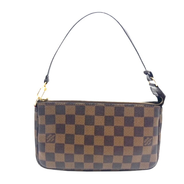 【中古】LOUIS VUITTON ルイヴィトン ダミエ ポシェット アクセソワール N51985 ハンドバック レディース【ブランド名美術館駒川店】
